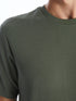 LC Waikiki Crew Neck Short Sleeve Men's Textured T-Shirt